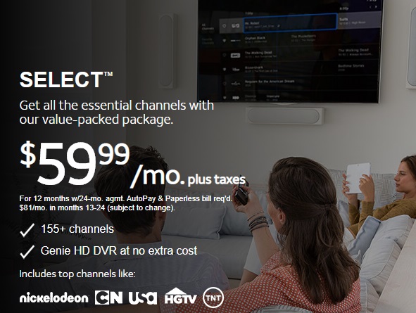 DIRECTV TV PACKAGES Select™ - Offered by Sun Comm Technologies Inc 505-424-7223