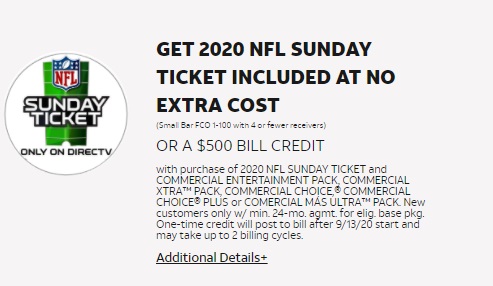 NFL Sunday Ticket for Your Bar or Restaurant