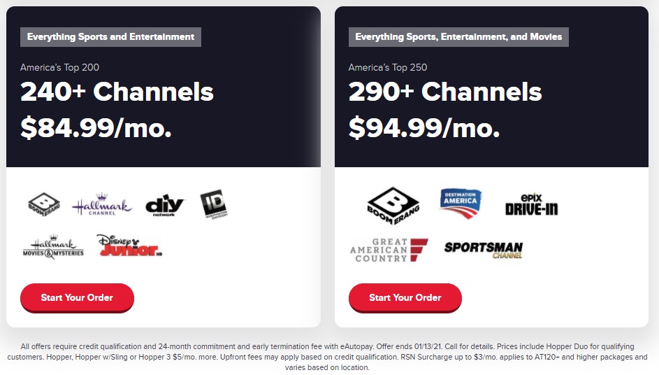 DISH Network Sports Packages