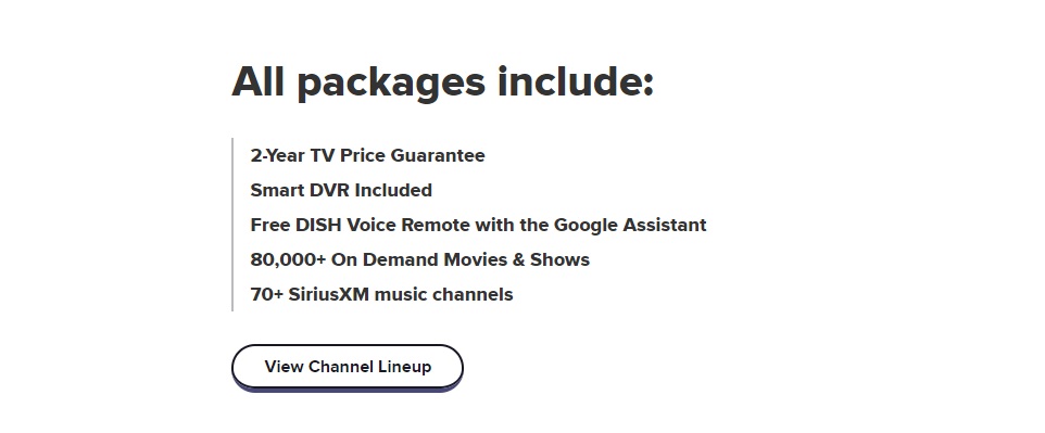 dish tv packages